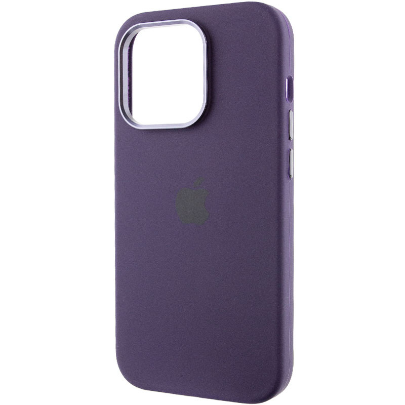 Фото Чохол Silicone Case Metal Buttons (AA) на Apple iPhone 13 Pro (6.1") (Фіолетовий / Elderberry) в маназині vchehle.ua