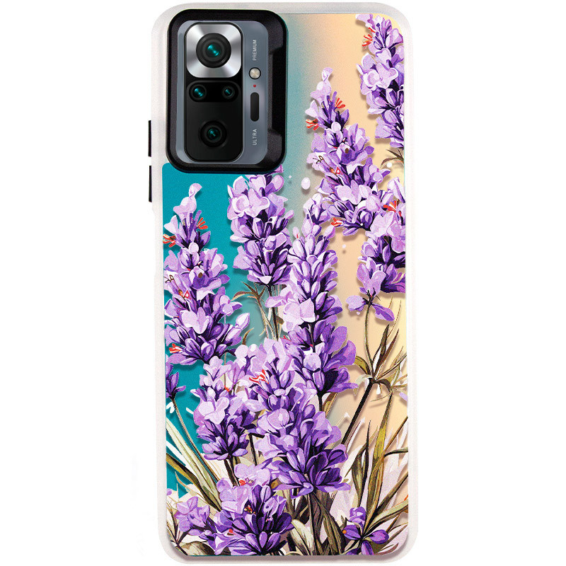 TPU+PC чехол TakiTaki Magic glow для Xiaomi Redmi Note 10 Pro / 10 Pro Max (Lavender / Pink / Purple)