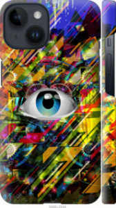 Чехол Абстрактный глаз для iPhone 14