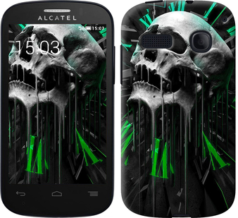

Чехол Череп-часы для Alcatel One Touch Pop C3 4033D 658653