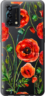 

Чехол Нарисованные маки для Oppo A95 1633920