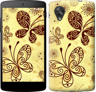 

Чехол Красивые бабочки для LG Nexus 5 629695