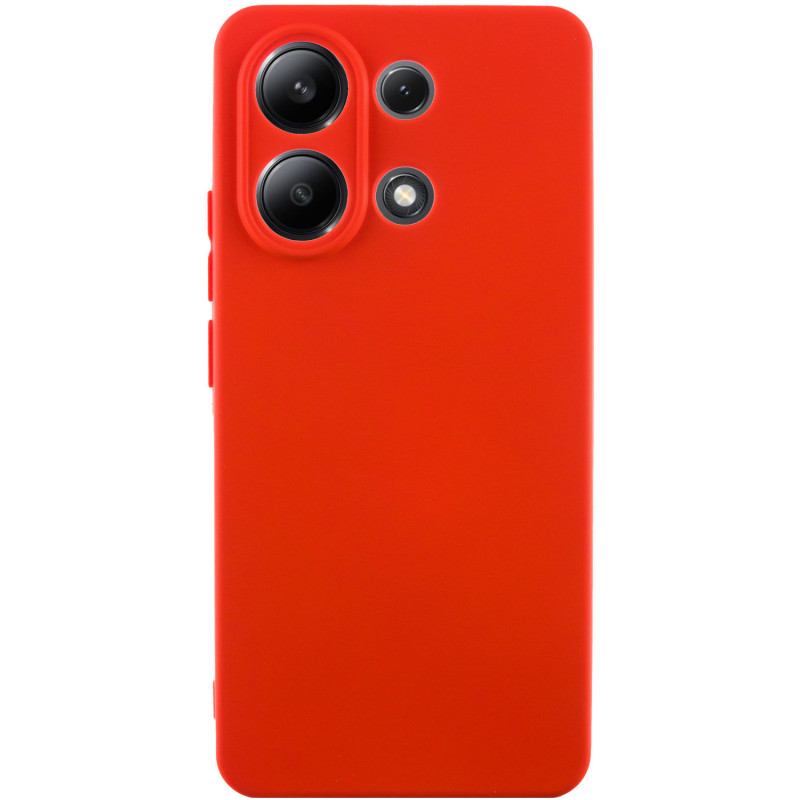 Чохол TPU GETMAN Liquid Silk Full Camera на Xiaomi Redmi Note 13 4G (Червоний / Red)