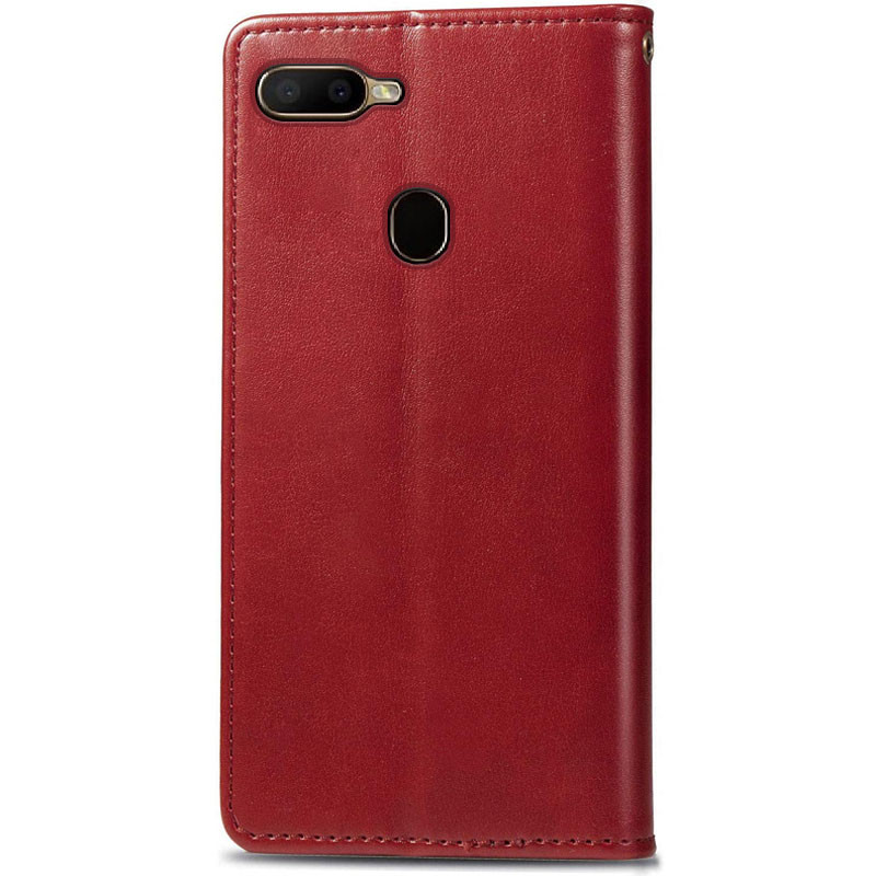 Фото Шкіряний чохол книжка GETMAN Gallant (PU) для Oppo A5s / Oppo A12 (Червоний) на vchehle.ua