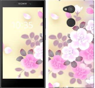 

Чохол Японські квіти на Sony Xperia L2 H4311 653588