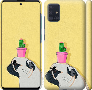 

Чохол Мопс з кактусом на Samsung Galaxy A51 2020 A515F 876366