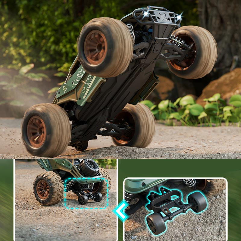 Фото Машинка на радіокеруванні SCHE HW8809 Four-wheel drive high-speed (Green) в маназині vchehle.ua