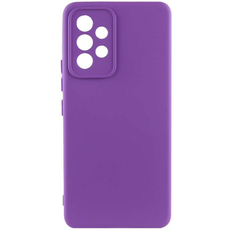 Чохол Silicone Cover Lakshmi Full Camera (A) на Samsung Galaxy A73 5G (Фіолетовий / Purple)