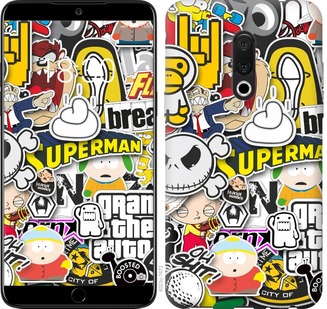 

Чехол Popular logos для Meizu 16th 667544