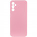 Чохол Silicone Cover Lakshmi Full Camera (AAA) на Samsung Galaxy A24 4G (Рожевий / Light pink)