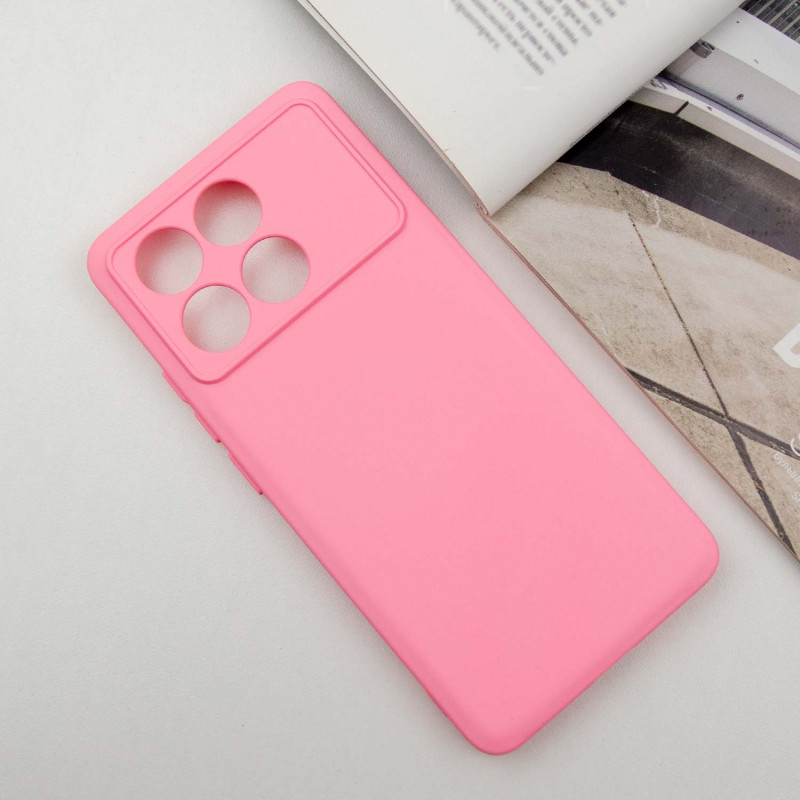 Фото Чохол Silicone Cover Lakshmi Full Camera (A) на Xiaomi Redmi Note 13 Pro 4G / Poco M6 Pro 4G (Рожевий / Pink) на vchehle.ua