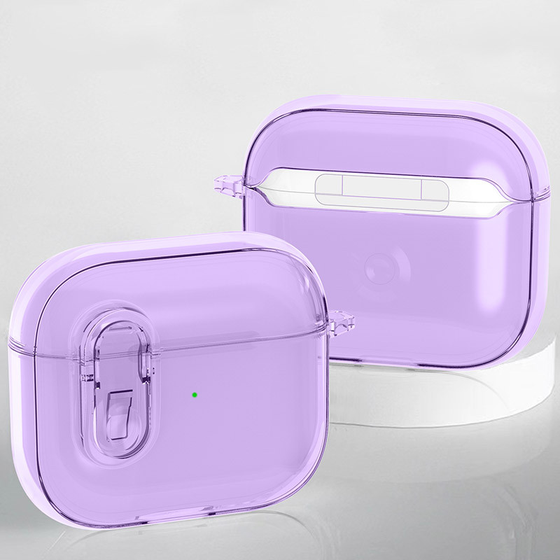 Фото Футляр TPU Colorful для наушников Airpods 4 (Purple) на vchehle.ua