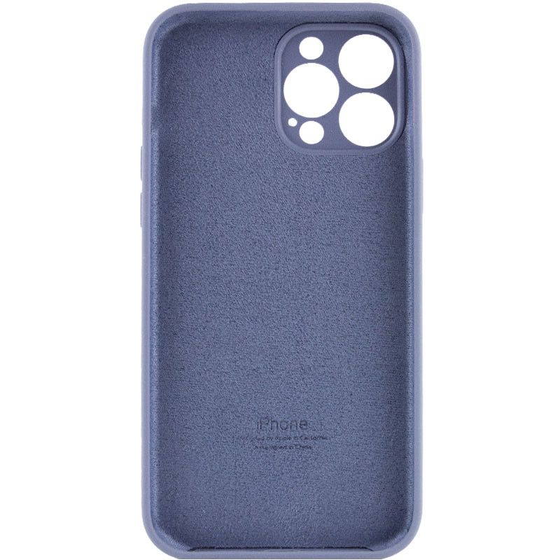 Фото Чохол Silicone Case Full Camera Protective (AA) на Apple iPhone 13 Pro Max (6.7") (Сірий / Lavender Gray) на vchehle.ua