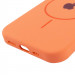 Купити Чохол Silicone Case Full Protective (AA) with Magnetic Safe на Apple iPhone 15 Plus (6.7") (Помаранчевий / Papaya) на vchehle.ua
