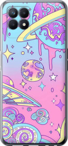 Чехол Розовая галактика для Realme Narzo 50