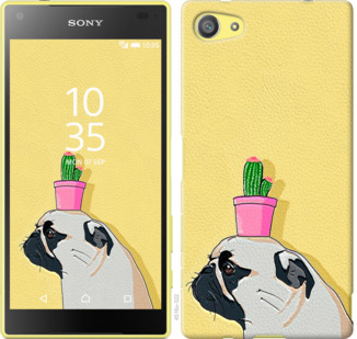 

Чохол Мопс з кактусом на Sony Xperia Z5 Compact E5823 795601