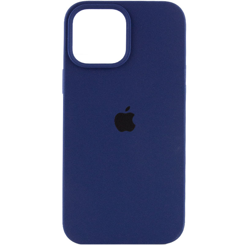 Чохол Silicone Case Full Protective (AA) на Apple iPhone 15 Pro (6.1") (Синій / Deep navy)