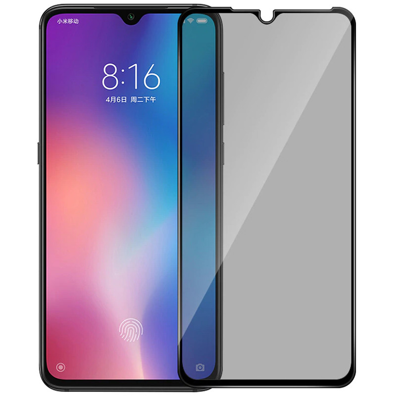 Защитное стекло Privacy 5D (full glue) для Xiaomi Redmi 9A / 9C / 10A / Redmi A1 / A1+ / A2 / A2+