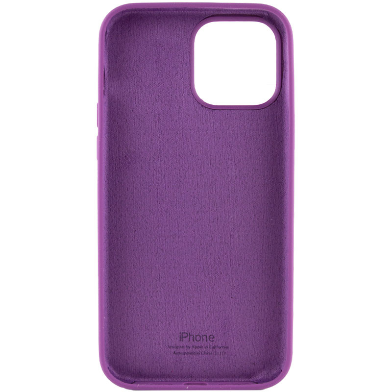 Фото Чехол Silicone Case Full Protective (AA) для Apple iPhone 15 (6.1") (Фиолетовый / Grape) на vchehle.ua