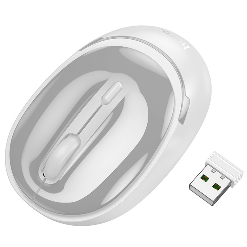Миша Hoco GM34 Nuevo dual-mode (Gray white)