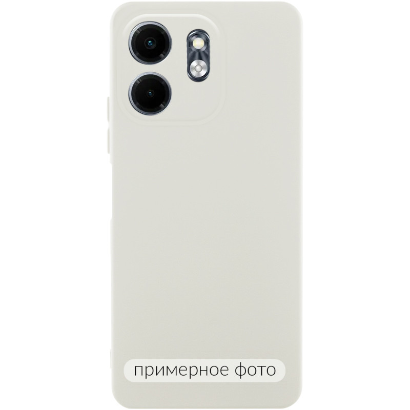 Чохол TPU GETMAN Liquid Silk Full Camera на Xiaomi Redmi A5 / Poco C71 (Білий / White)