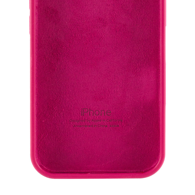 Фото Чохол Silicone Case Full Camera Protective (AA) на Apple iPhone 16e (6.1") (Червоний / Rose Red) в маназині vchehle.ua