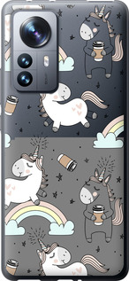 

Чехол Единорог и кофе для Xiaomi 12 Pro 1607288