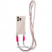 Чохол TPU CrossBody with straps на Apple iPhone 16e (6.1") (Antique White)