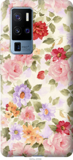 

Чехол Цветочные обои для Vivo X50 Pro Plus 1581242