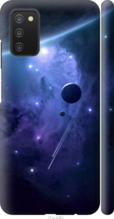

Чехол Планеты в синем космосе для Samsung Galaxy A03s A037F 1576969