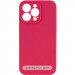 Чехол Silicone Case Full Camera Protective (AA) NO LOGO для Apple iPhone 16 Plus (6.7") (Красный / Rose Red)