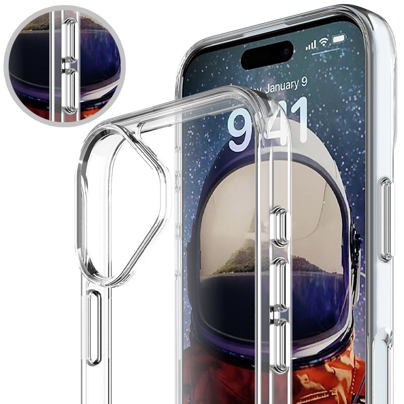 Купить Чехол TPU Space Case transparent для Apple iPhone 16 (6.1") (Прозрачный) на vchehle.ua