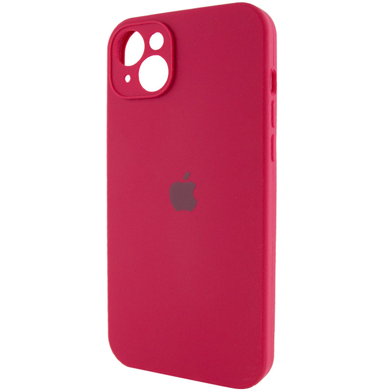 Фото Чохол Silicone Case Full Camera Protective (AA) на Apple iPhone 14 Plus (6.7") (Червоний / Rose Red) в маназині vchehle.ua