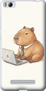 Чехол Funny Capybara CEO Working для Xiaomi Mi4i
