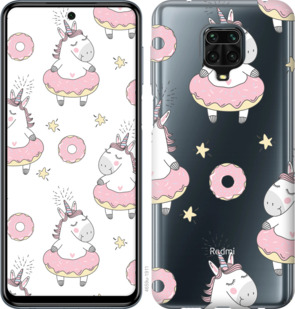 

Чехол Единорожки для Xiaomi Redmi Note 9 Pro Max 934882
