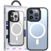 Фото TPU+PC чохол Blueo Skin Friendly Frosted with Magnetic Safe на Apple iPhone 15 Pro Max (6.7") (Чорний) на vchehle.ua