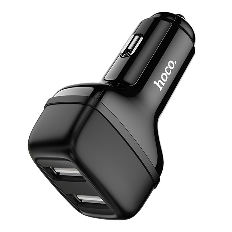 Фото АЗУ Hoco Z36 Leader 2.4A (2USB-A) (Черный) на vchehle.ua