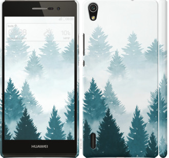 

Чохол Акварельні Ялинки на Huawei Ascend P7 862764