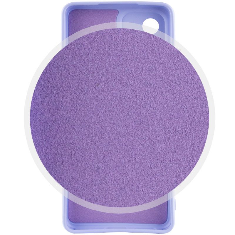 Фото Чехол Silicone Cover Lakshmi Full Camera (AA) для Samsung Galaxy A32 4G (Сиреневый / Dasheen) в магазине vchehle.ua