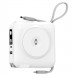 Портативний ЗП Power Bank WIWU Wi-P051 6 in 1 PD45W з БЗП+iWatch 15000 mAh (White)