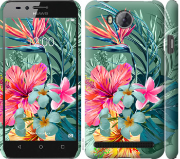 

Чехол Тропические цветы v1 для Huawei Y3II / Y3 2 845293