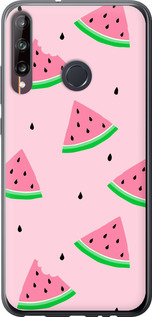 Чехол Розовый арбуз для Huawei P40 Lite E