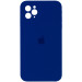 Чохол Silicone Case Square Full Camera Protective (AA) на Apple iPhone 11 Pro Max (6.5") (Синій / Deep navy)