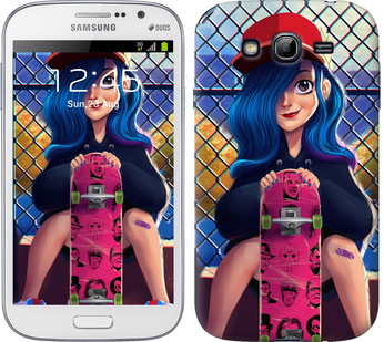 

Чехол Прикольная девочка со скейтбордом для Samsung Galaxy Grand I9082 618120