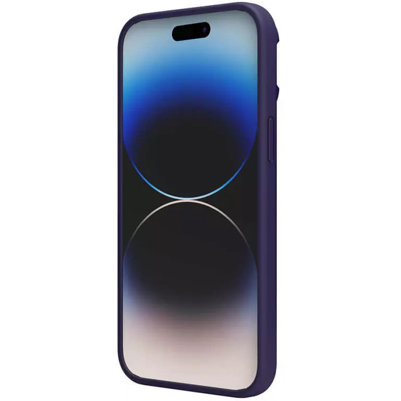 Чохол Silicone Nillkin LensWing Magnetic на Apple iPhone 14 Pro (6.1") (Фіолетовий / Deep Purple) в магазині vchehle.ua