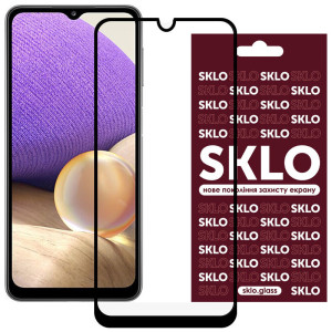 Защитное стекло SKLO 3D (full glue) для Samsung Galaxy A22 4G
