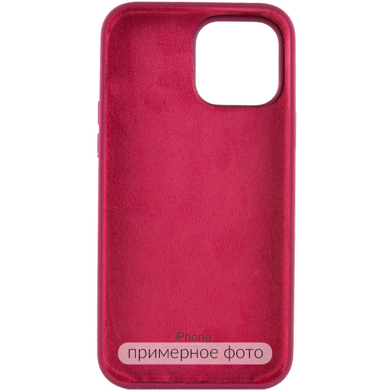 Фото Чехол Silicone Case Full Protective (AA) для Apple iPhone 16 Plus (6.7") (Бордовый / Maroon) на vchehle.ua