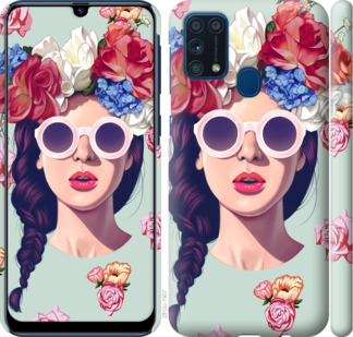 

Чохол Дівчина з квітами на Samsung Galaxy M31 M315F 933573