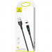 Дата кабель USAMS US-SJ352 U32 Magnetic USB to Lightning (1m) (2.4A) (Чорний)