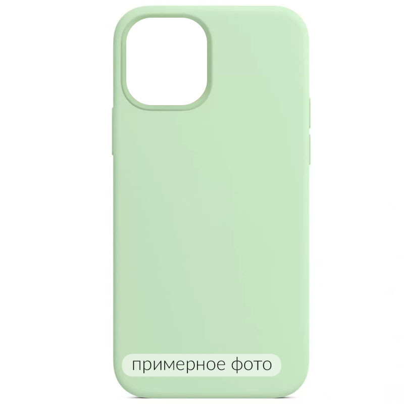 Чохол Silicone Case Full Protective (AA) NO LOGO на Apple iPhone 16 Pro Max (6.9") (Зелений / Pistachio)